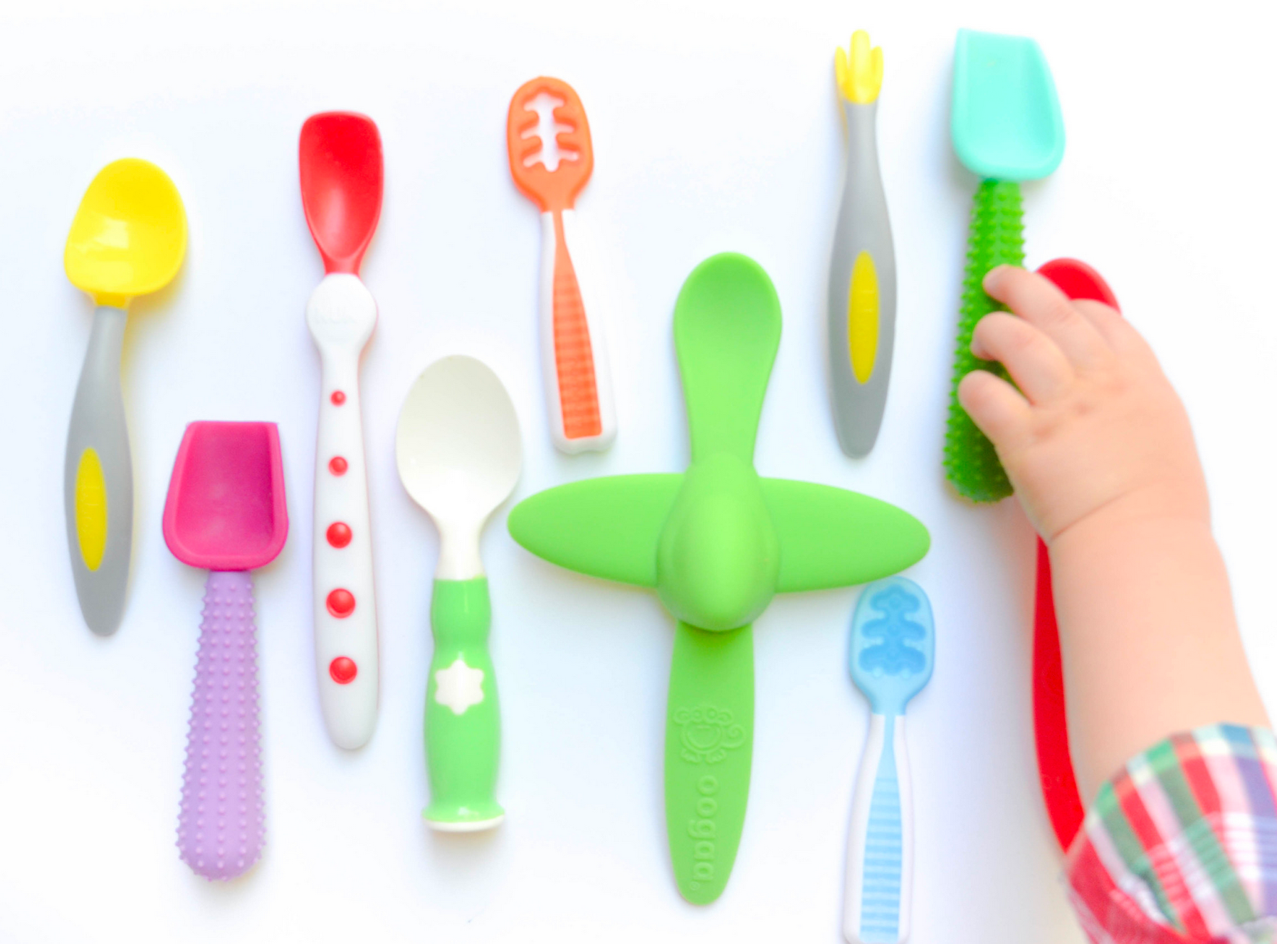 Baby Self Feeding Spoons and Beginner Bowls : NumNum®
