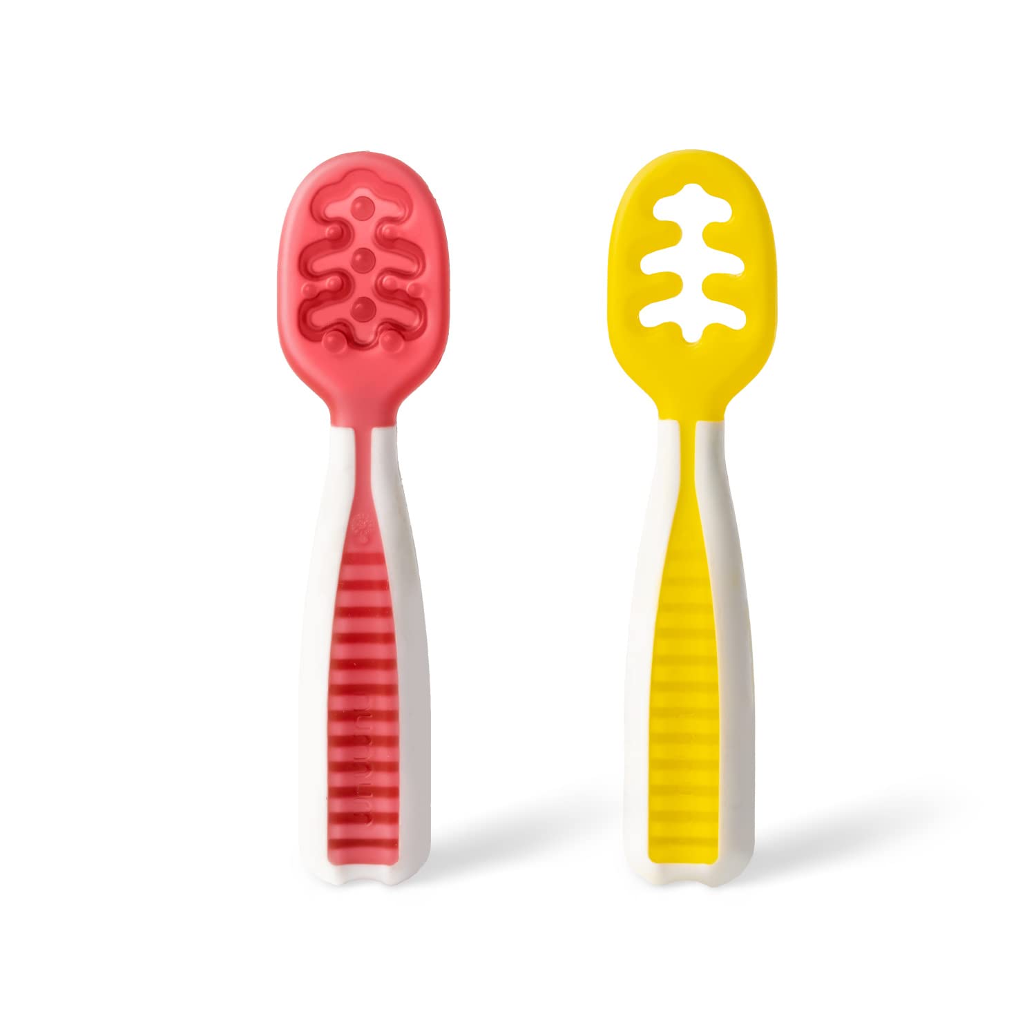 SILICONE BABY UTENSILS, FIRST TENSILS, 2 PACK
