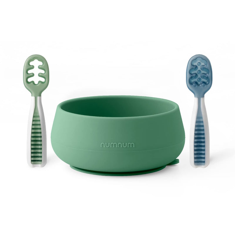 NumNum Suction Bowl + GOOtensils™ Set | Baby Feeding Starter Kit